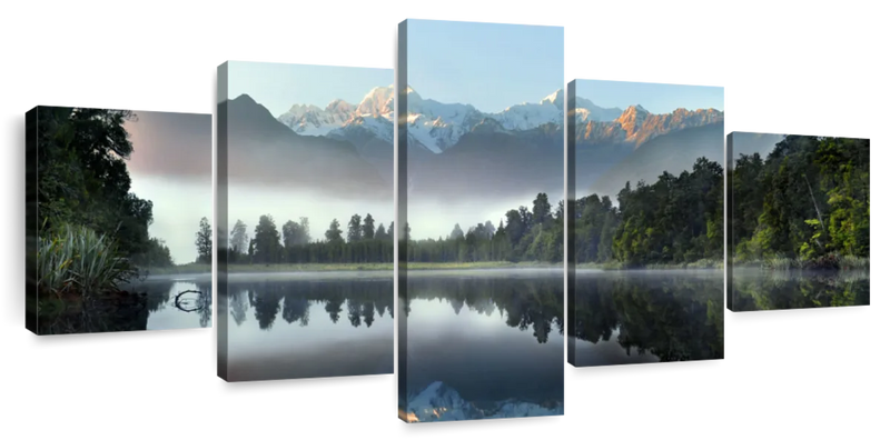 Lake Matheson Reflection Wall Art