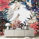 Plants with Butterflies Wallpaper
