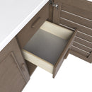 James Martin Portland 60" Single Bathroom Vanity, Whitewashed Walnut
