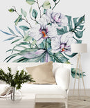 Leaves and Flowers Wallpaper