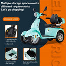 Zvg Heavy-Duty 800W 60V20AH Four Wheel All-Terrain Travel Mobility Scooter For Adults And Seniors, 500LBS (SAK97156)