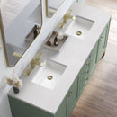 James Martin Chicago 72" Double Bathroom Vanity, Smokey Celadon