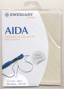 18-Count Platinum Precut Fein-Aida Cross Stitch Fabric by Zweigart 3793/770