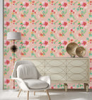 Stylish Light Floral Wallpaper Tasteful