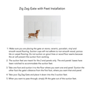 Tall Zig Zag Gate
