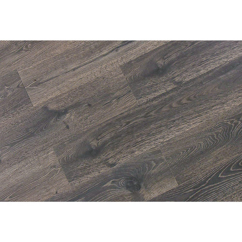 12mm laminate flooring farmosa papard frenzy charcoal W001646179 AC3 EIR click-lock top angled view