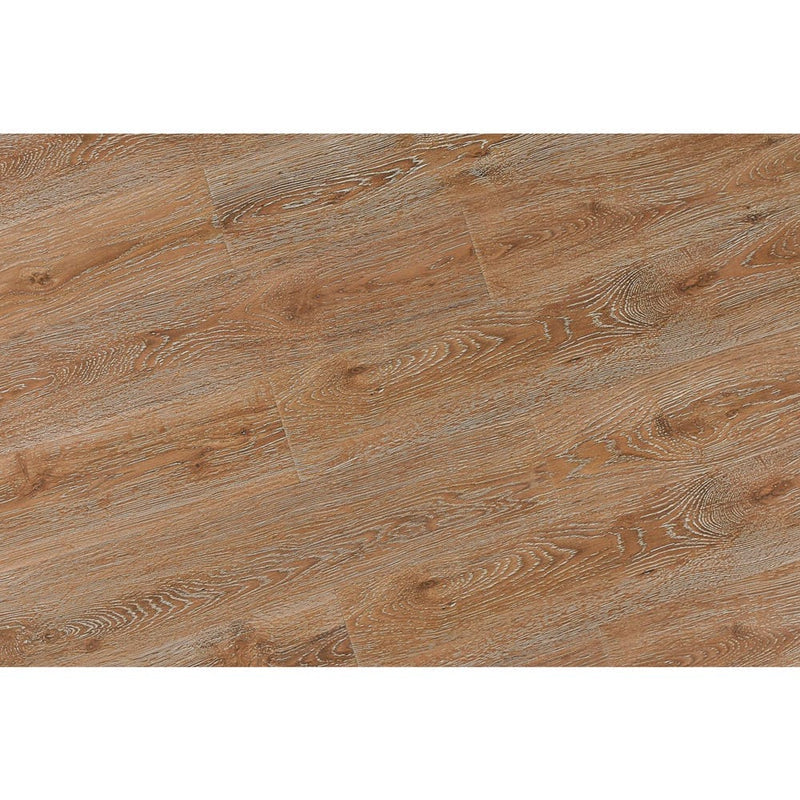 12mm laminate flooring roasted archard champagne oak 674412-C-LF AC3 textured click lock angle view