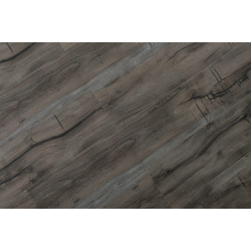12mm laminate flooring smokey sophora AC3 textured click-lock top angled view