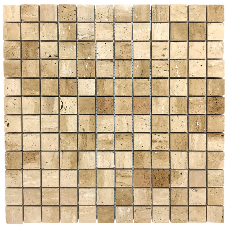 1x1 patara travertine mosaic on 12x12 mesh product view