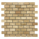 1x2 patara travertine mosaic on 12x12 mesh product view
