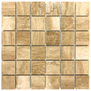 2x2 patara travertine mosaic on 12x12 mesh product view