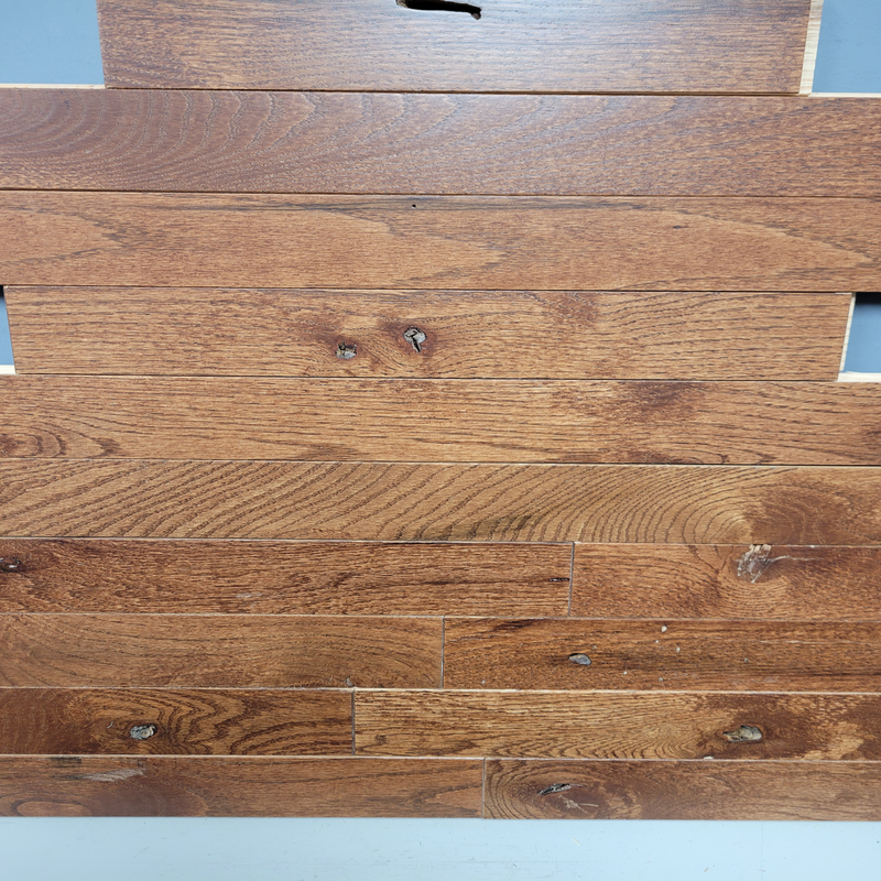 Solid Hardwood Mixed Oak 2 1/4" Wide, 84" RL, 3/4" Thick Gunstock Smooth Floors - Bellfloor Collection product shot tile view