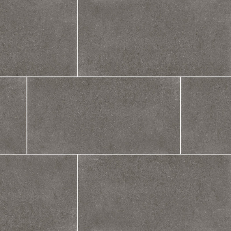MSI Dimensions Gris Matte Porcelain Floor Wall Tile - MSI Collection product shot tile view