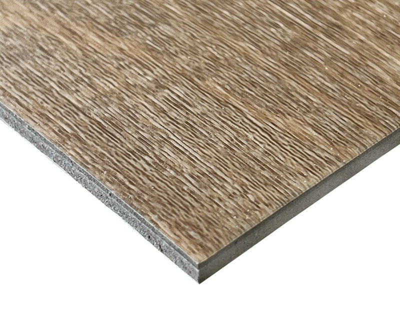 9x48 water resistant loose lay ecru luxury vinyl plank flooring  dekorman collection DW7407 product shot profile view 2