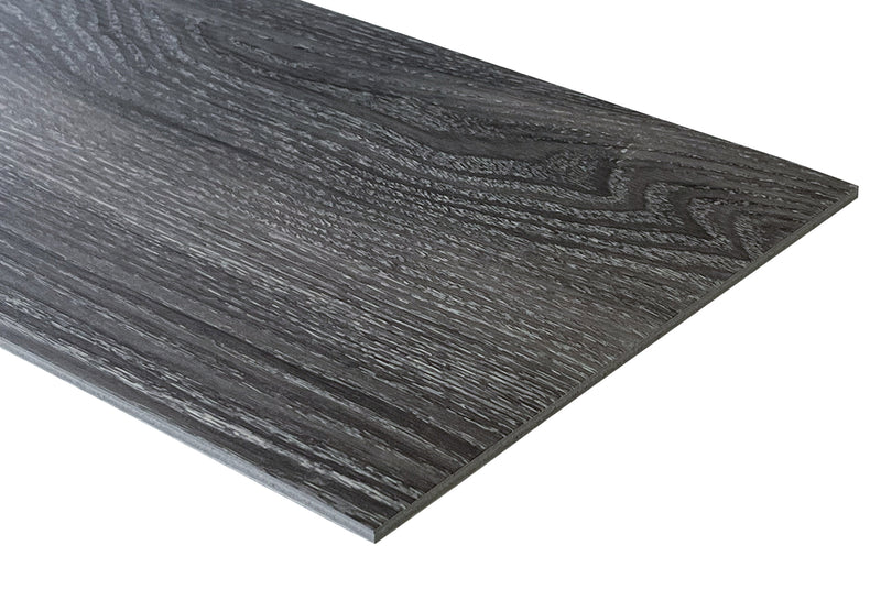 9x48 water resistant loose lay gauntlet grey luxury vinyl plank flooring  dekorman collection DW3153 product shot profile view 2