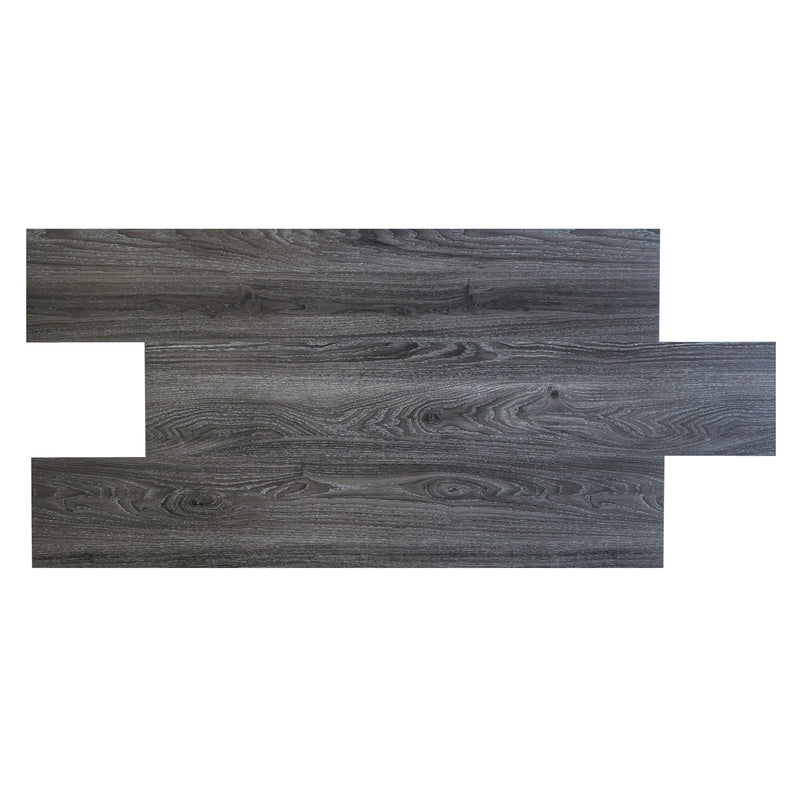 9x48 water resistant loose lay gauntlet grey luxury vinyl plank flooring  dekorman collection DW3153 product shot profile view 3