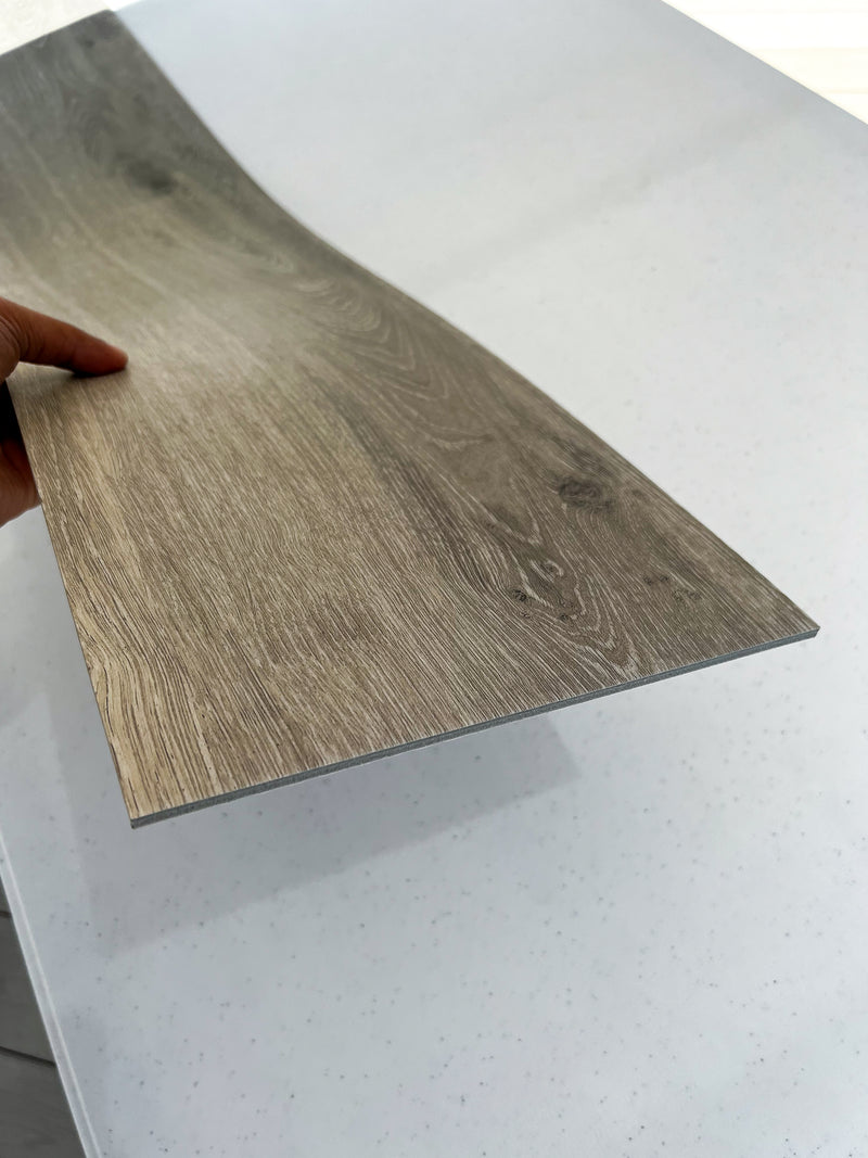 9x48 water resistant loose lay khaki tan luxury vinyl plank flooring  dekorman collection DW3290 product shot sample view 2