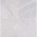 Arabescato carrara 12 x 12 polished marble floor and wall tile TARACAR1212 product shot multiple tiles top view