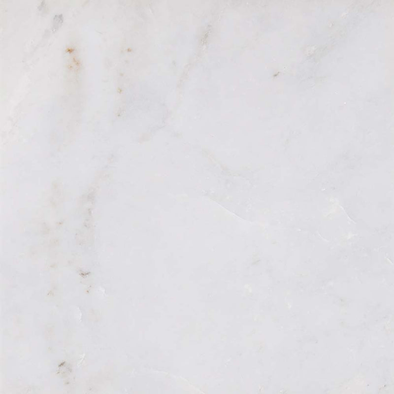 Arabescato carrara 12 x 12 polished marble floor and wall tile TARACAR1212 product shot one tile top view