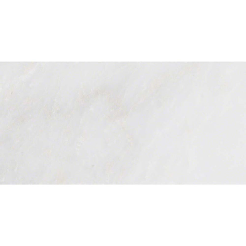 Arabescato carrara 12 x 12 honed marble floor and wall tile TARACARRA612 product shot one tile top view