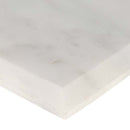 Arabescato carrara beveled 4 x 12 honed marble floor and wall tile TARACAR412HB product shot profile view