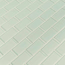 Arctic ice subway 12X12 glass mesh mounted mosaic tile SMOT GLSST AI8MM product shot multiple tiles angle view