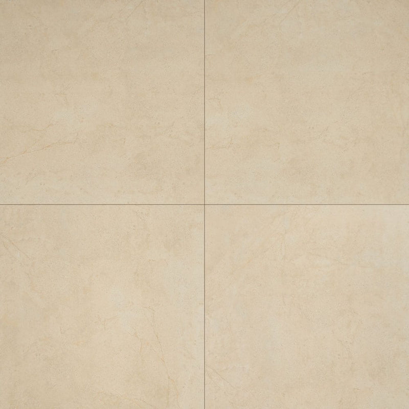 Aria Cremita 24"x24" Polished Porcelain Floor And Wall Tile NARICRE2424P product shot wall view 2