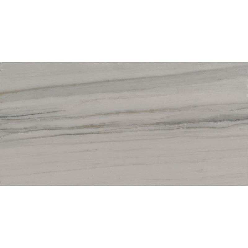 Asturia cielo 12x24 polished porcelain floor and wall tile product shot one tile closeup top view