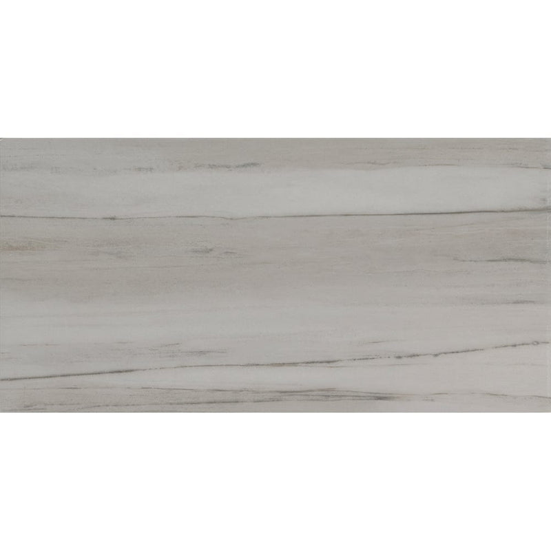 Asturia cielo 12x24 polished porcelain floor and wall tile product shot single tile top view