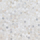 Athena gold 12x11.3 marble 2 hexagon honed mesh mounted mosaic tile SMOT-ATHGOL-2HEXH product shot wall view