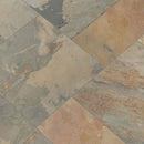 Autumn pattern gauged slate floor and wall tile SAUT-ASH-3-G product shot profile view