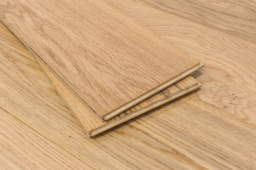 Engineered Hardwood European Oak 7.5" Wide, 74.8" RL, 1/2" Thick Elysian Avant Natural - Mazzia Collection