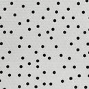 Black and white 1" hexagon 10.35"x11.93" matte porcelain mesh mounted mosaic tile SMOT-PT-RETBIANER-1HEXM product shot top view 2