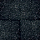 Black galaxy 24 in x 24 in polished granite floor and wall tile TBGXY242450 product shot angle view