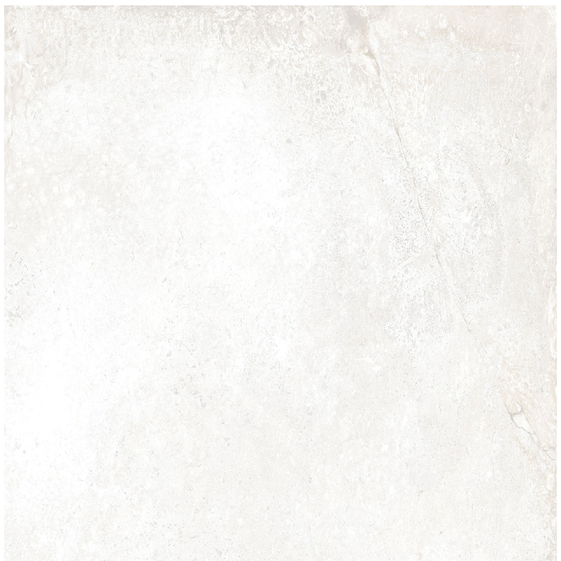 Boxhill white honed porcelain floor and wall tile  liberty us collection product shot angle view