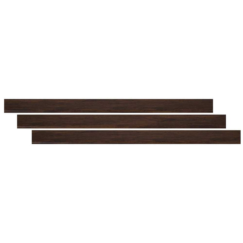 Braly 34 thick x 2 34 wide x 94 length luxury vinyl flush stairnose molding VTTBRALY FSN product shot multiple tiles top view