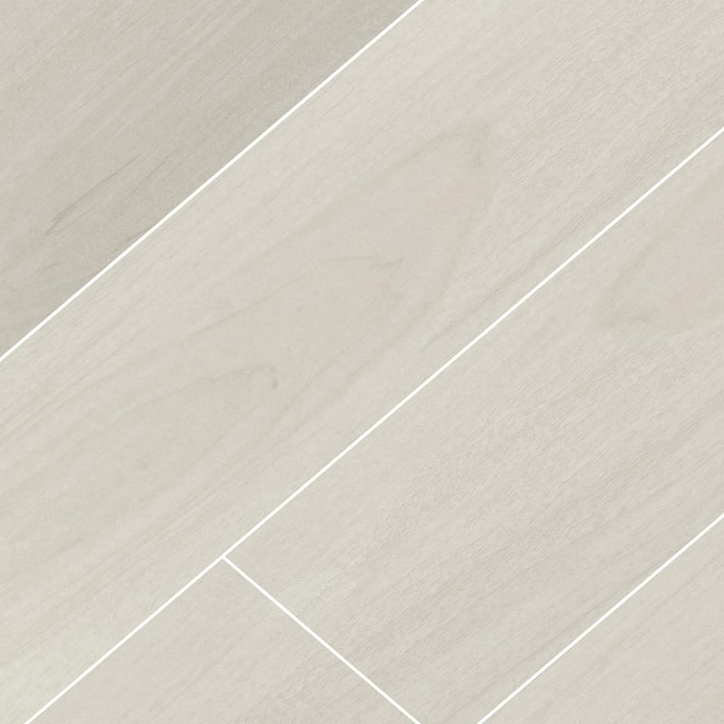 Braxton Blanca Porcelain Floor and Wall Tile 10"x40" Matte - MSI Collection