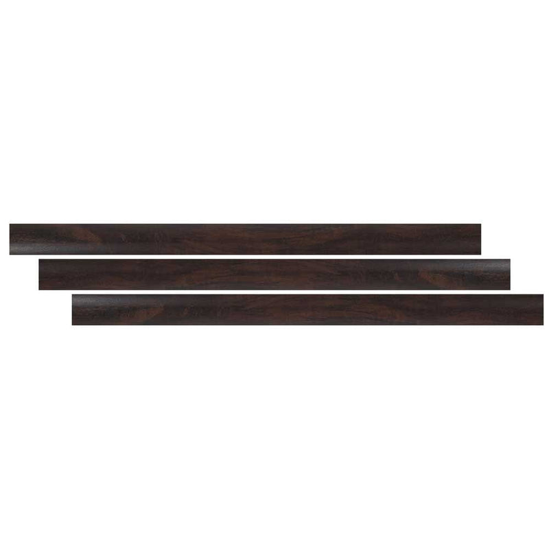 Burnished acacia 34 thick x 2 34 wide x 94 length luxury vinyl stair nose molding VTTBURACA OSN product shot multiple tiles top view
