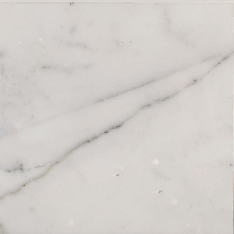 Calacatta gold 18 in x 18 in polished marble floor and wall tile TCALAGLD1818 product shot one tile top view
