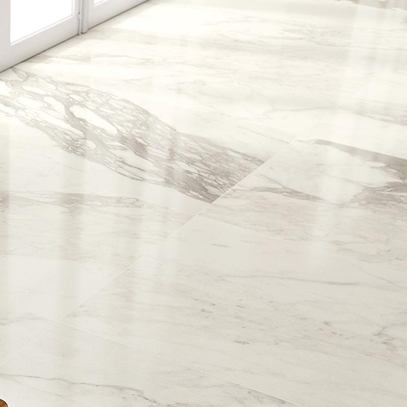 Cararra premium calacatta renoire polished porcelain floor and wall tile liberty us collection LUSIRP0412170 product shot multiple tiles angle view