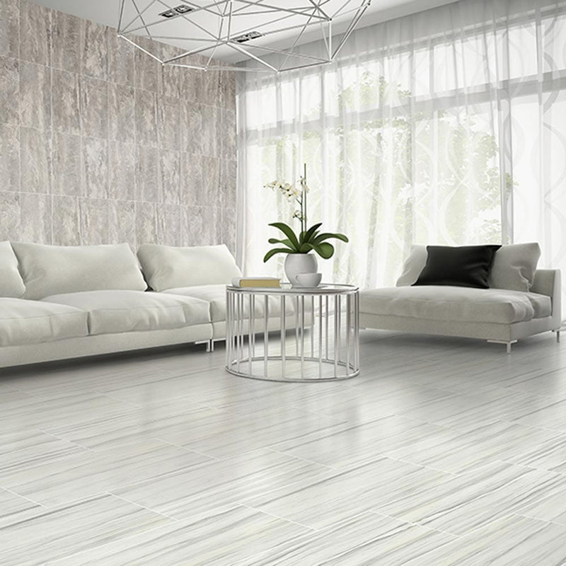 Cararra premium cararra zebrino honed porcelain floor and wall tile liberty us collection LUSIRG2448172 product shot room view