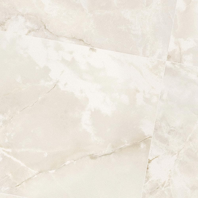Cararra premium carrara onyx grey polished porcelain floor and wall tile liberty us collection LUSIRP2448171 product shot multiple tiles angle view