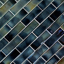 Carbonita 11.75" x 11.75" glass mesh-mounted mosaic tile SMOT-GLSST-CARBO6MM product shot angle view