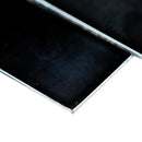 Carbonita 11.75" x 11.75" glass mesh-mounted mosaic tile SMOT-GLSST-CARBO6MM product shot profile view