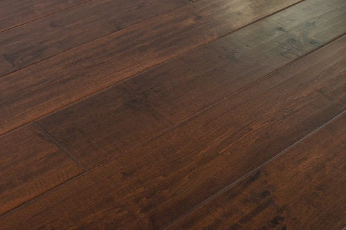Engineered Hardwood Casa Papua Maple 7.5" Wide, 75" RL, 1/2" Thick Distressed/Handscraped Old Batavia Floors - Mazzia Collection product shot tile view 3
