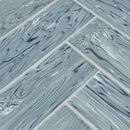 Chilcott treasure 3x12 glass wall tile SMOT GL T CHITRE312 product shot multiple tiles angle view