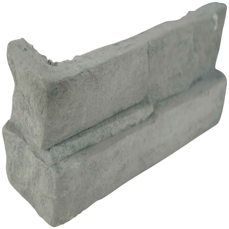 Copen ash corner stacked stone 9x195 natural manufactured stone LPNLECOPASH4COR product shot angle view