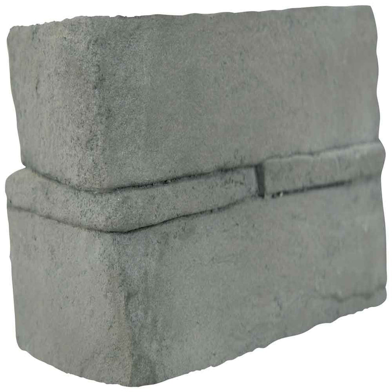 Copen ash corner stacked stone 9x195 natural manufactured stone LPNLECOPASH4COR product shot front corner view