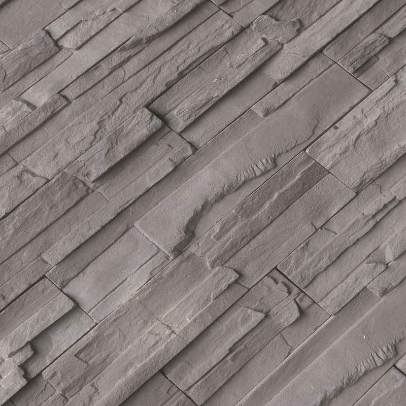 Terrado Copen Ash Stacked Natural Manufactured Stone Flats - MSI Collection