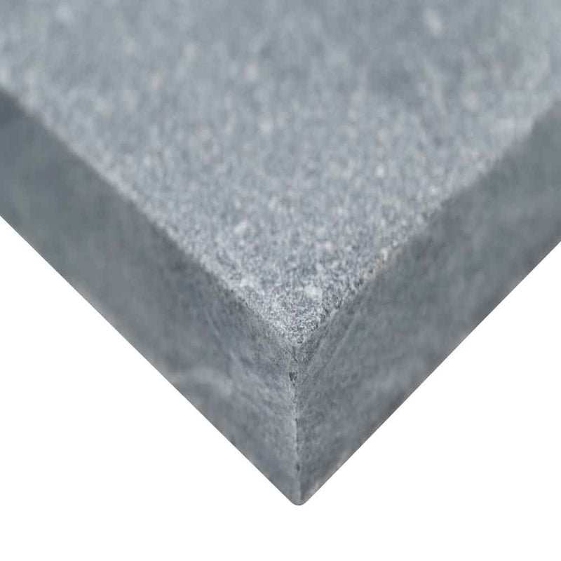 Cosmic black pattern sandblast marble paver kit 10kits160 sq ft pallet LPAVMCOSBLK10KITS product shot profile view